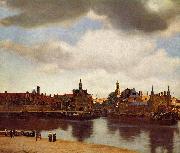 Johannes Vermeer View on Delft. oil painting